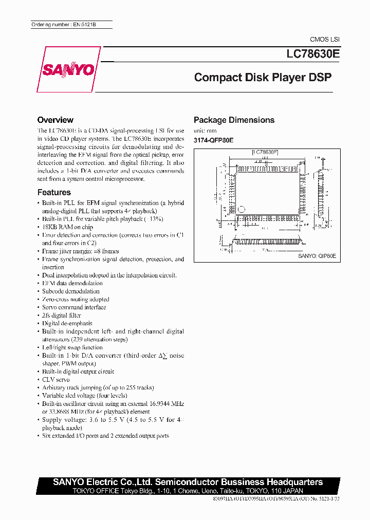 LC78630E_7254433.PDF Datasheet