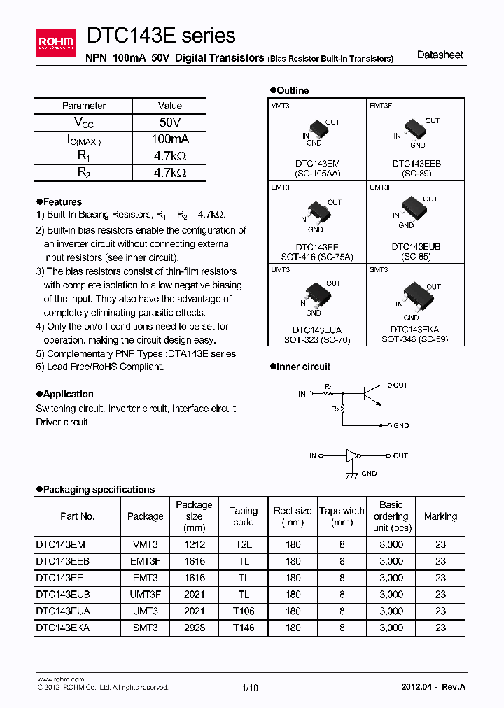 DTC143EE_7255277.PDF Datasheet