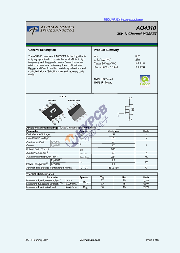 AO4310_7256565.PDF Datasheet