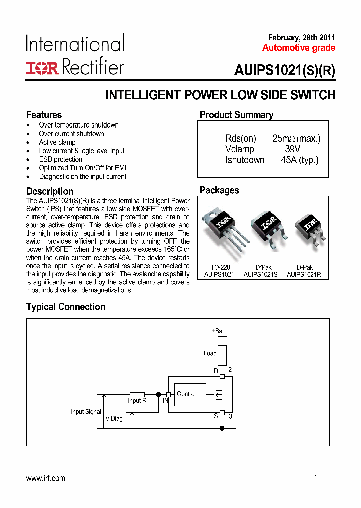 AUIPS1021S_7260661.PDF Datasheet