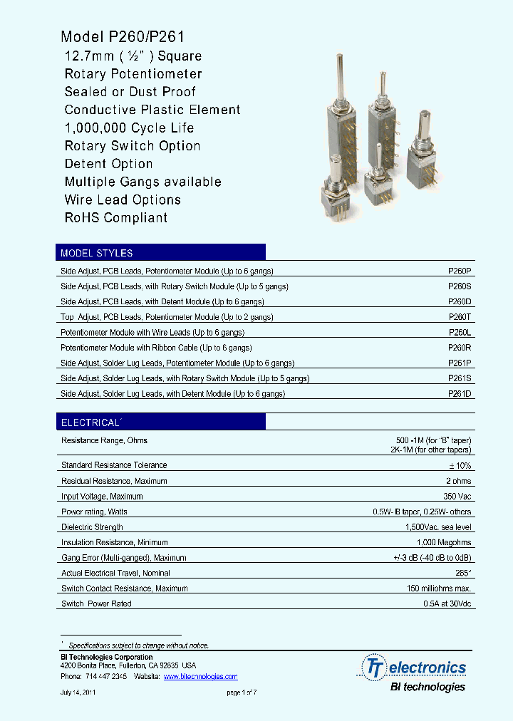 P260_7270854.PDF Datasheet