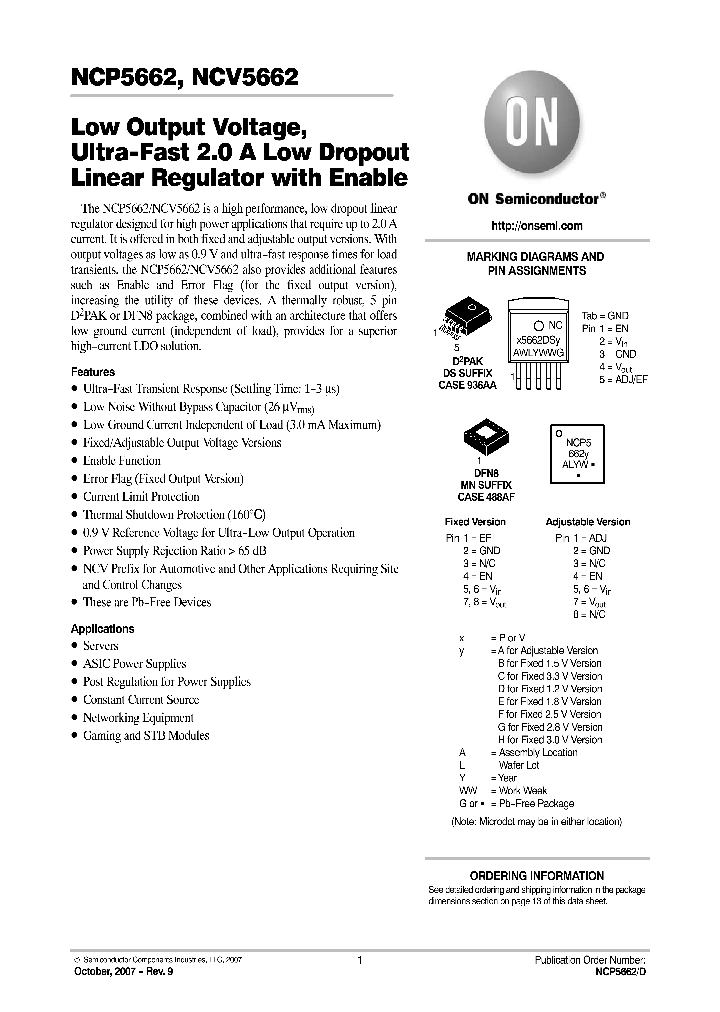 NCP5662_7283698.PDF Datasheet