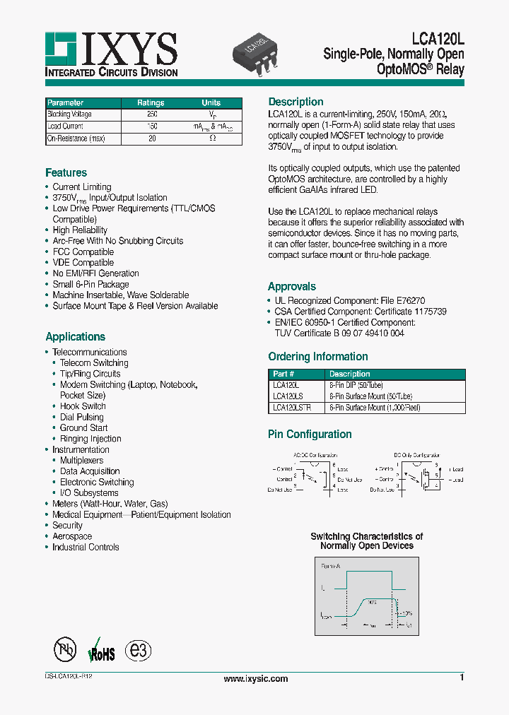 LCA120LS_7288759.PDF Datasheet