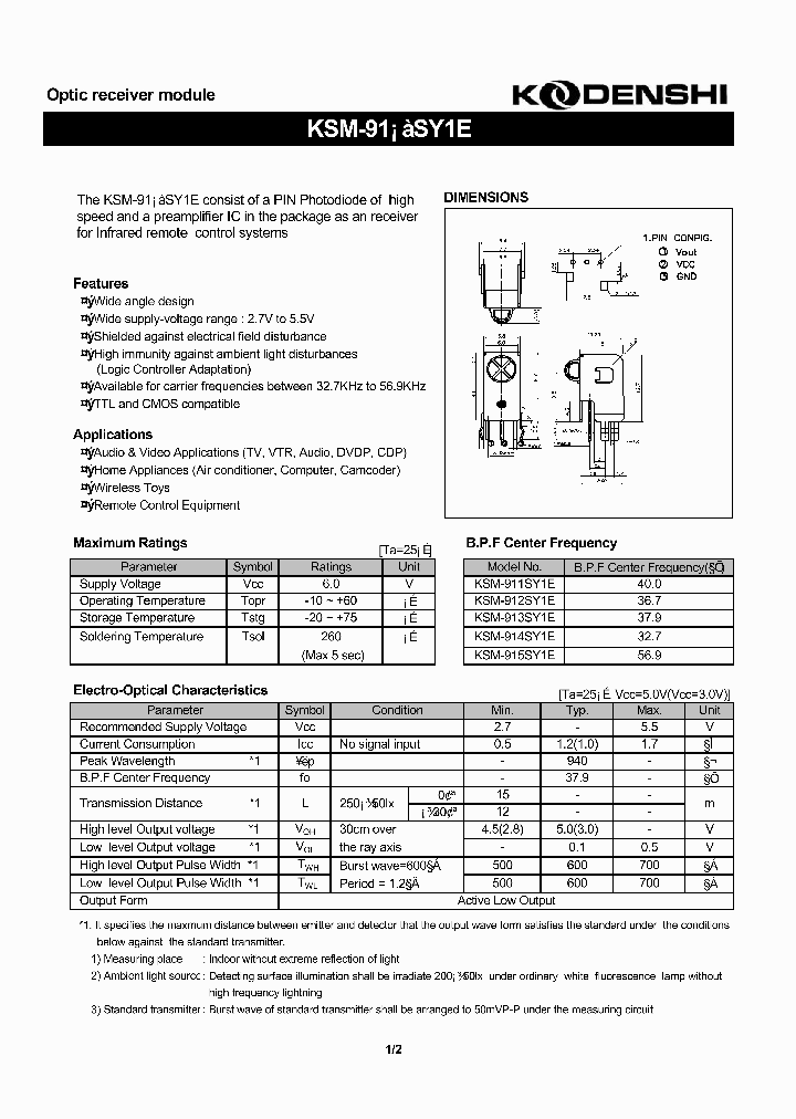 KSM-914SY1E_7292473.PDF Datasheet