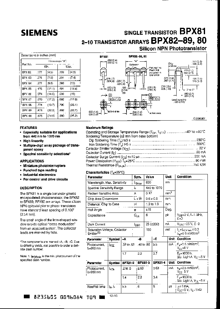 BPX87B_7295634.PDF Datasheet
