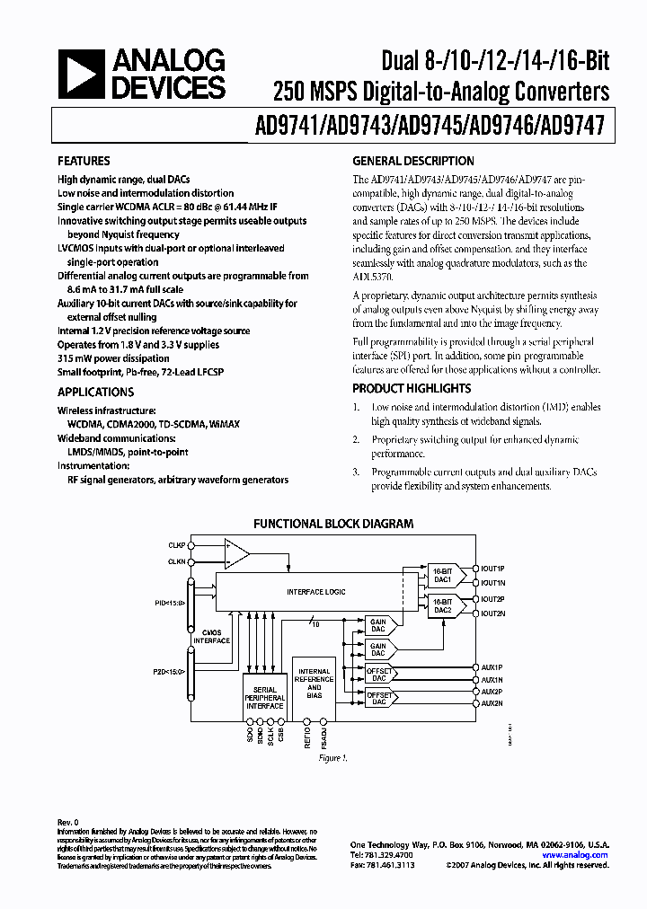 AD9741BCPZ_7298035.PDF Datasheet