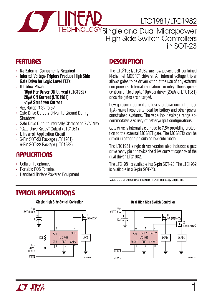LTC1981ES5TRMPBF_7298865.PDF Datasheet