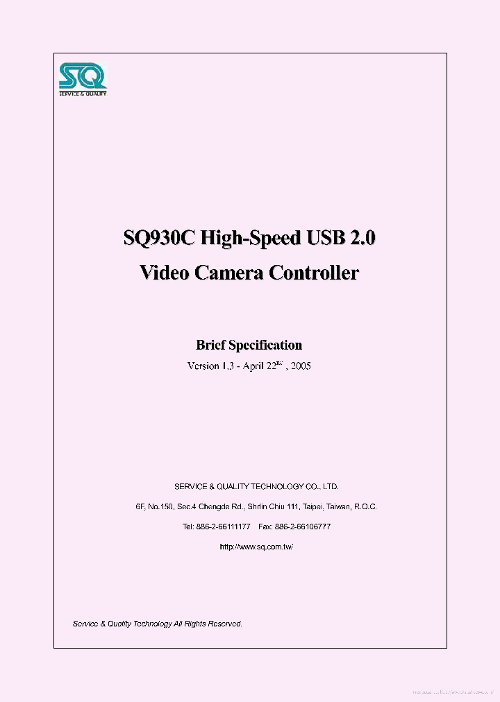 SQ930C_7299952.PDF Datasheet