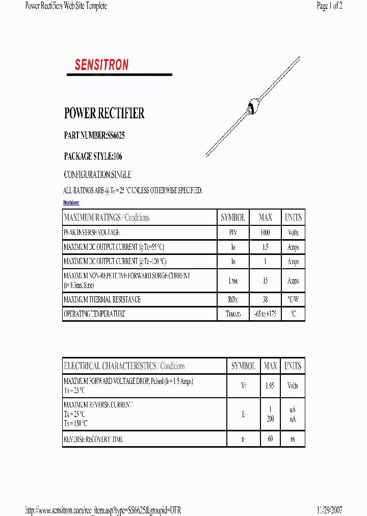 SS6625_7300996.PDF Datasheet