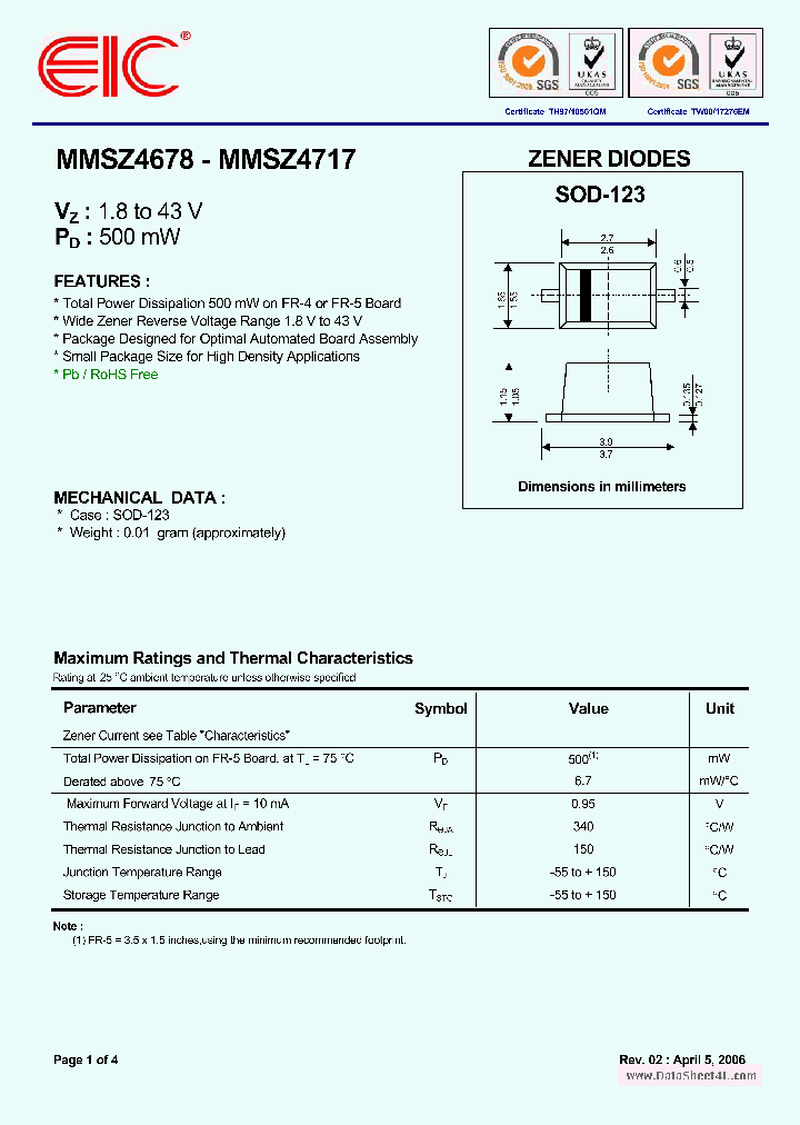 MMSZ4678_7301625.PDF Datasheet