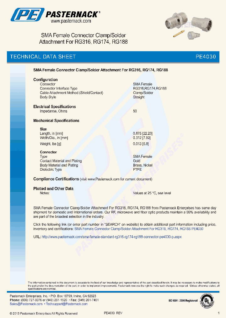 PE4030_7305355.PDF Datasheet