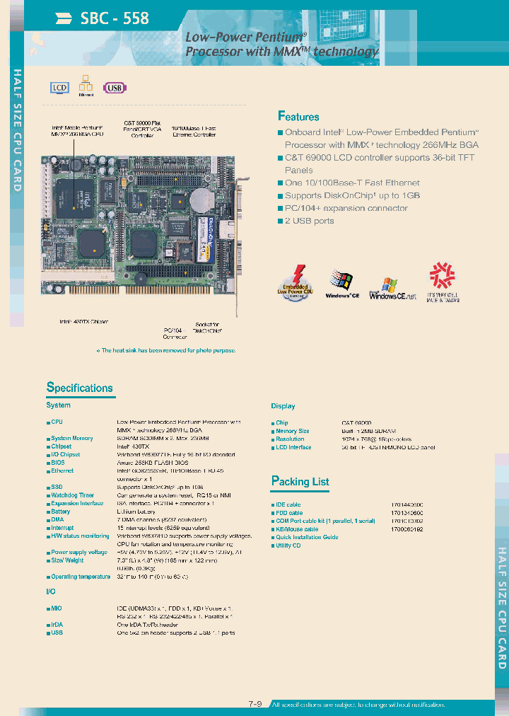 SBC-558_7307402.PDF Datasheet