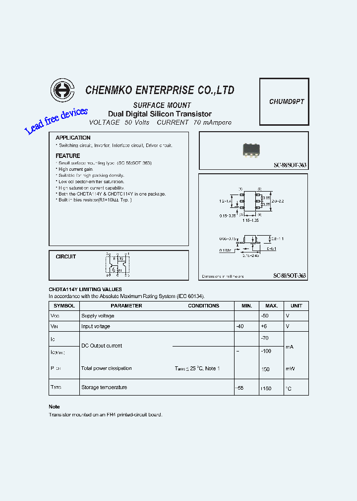 CHUMD9PT_7313145.PDF Datasheet