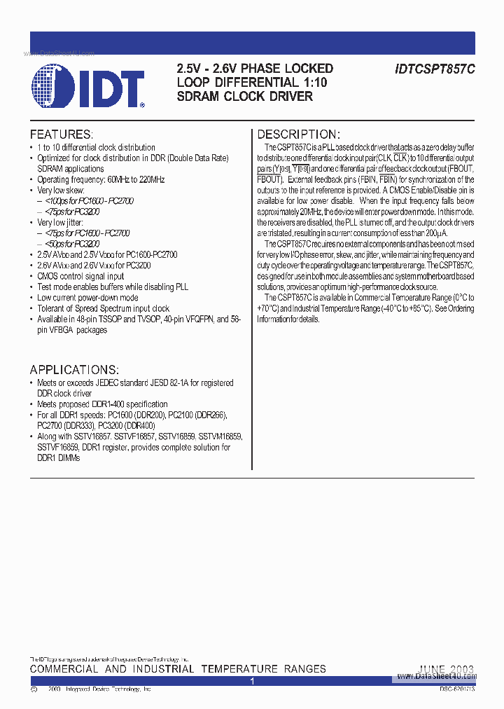 IDTCSPT857C_7315216.PDF Datasheet
