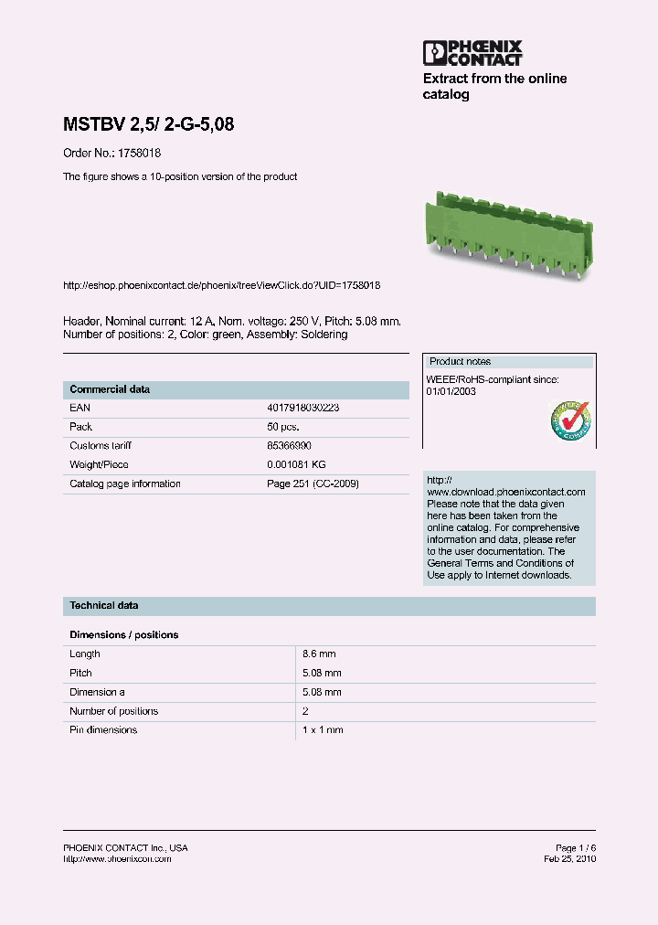 0805085_7315272.PDF Datasheet