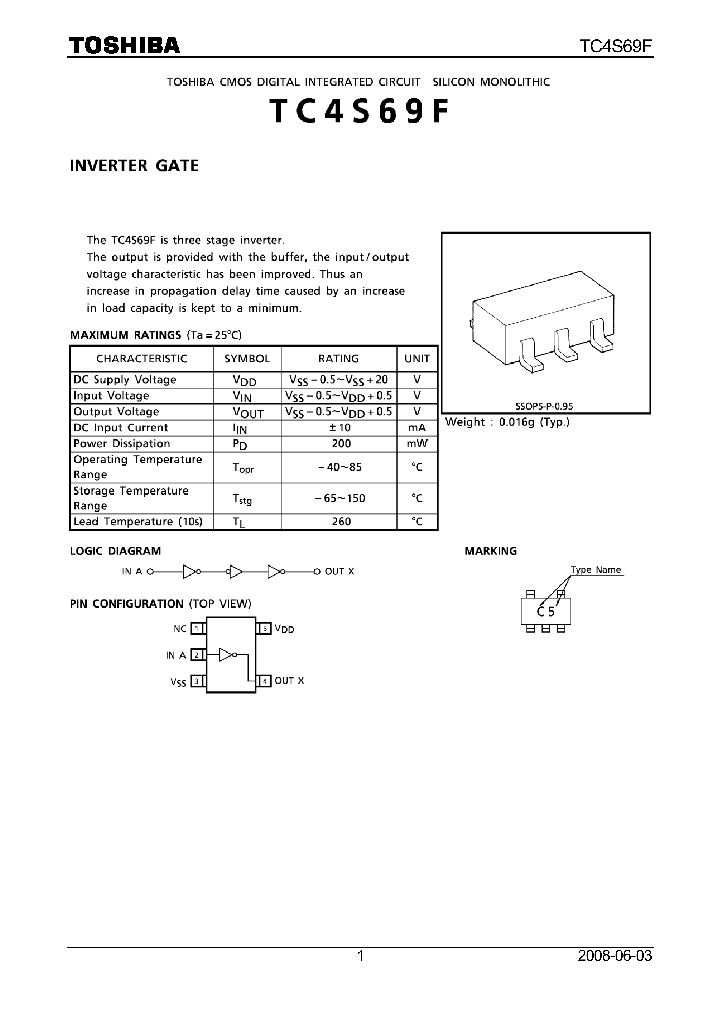 TC4S69FTE85L_7319982.PDF Datasheet