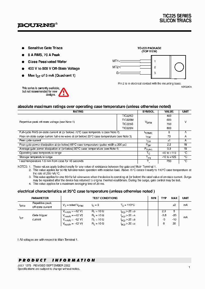TIC225_7320056.PDF Datasheet
