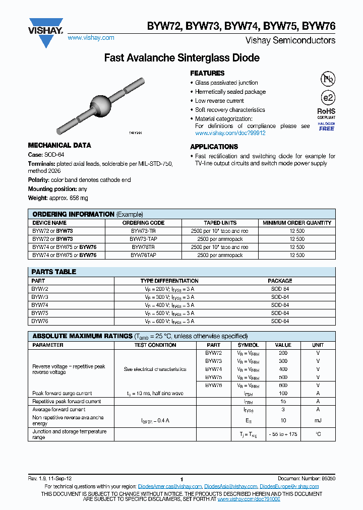 BYW75TR_7321831.PDF Datasheet