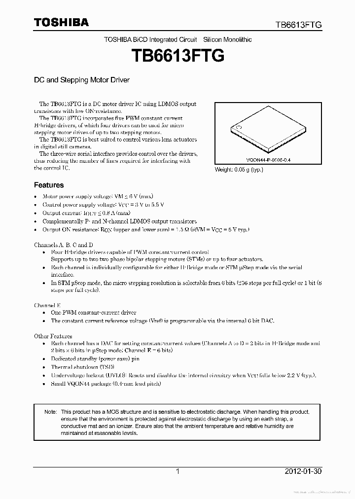 TB6613FTG_7326086.PDF Datasheet