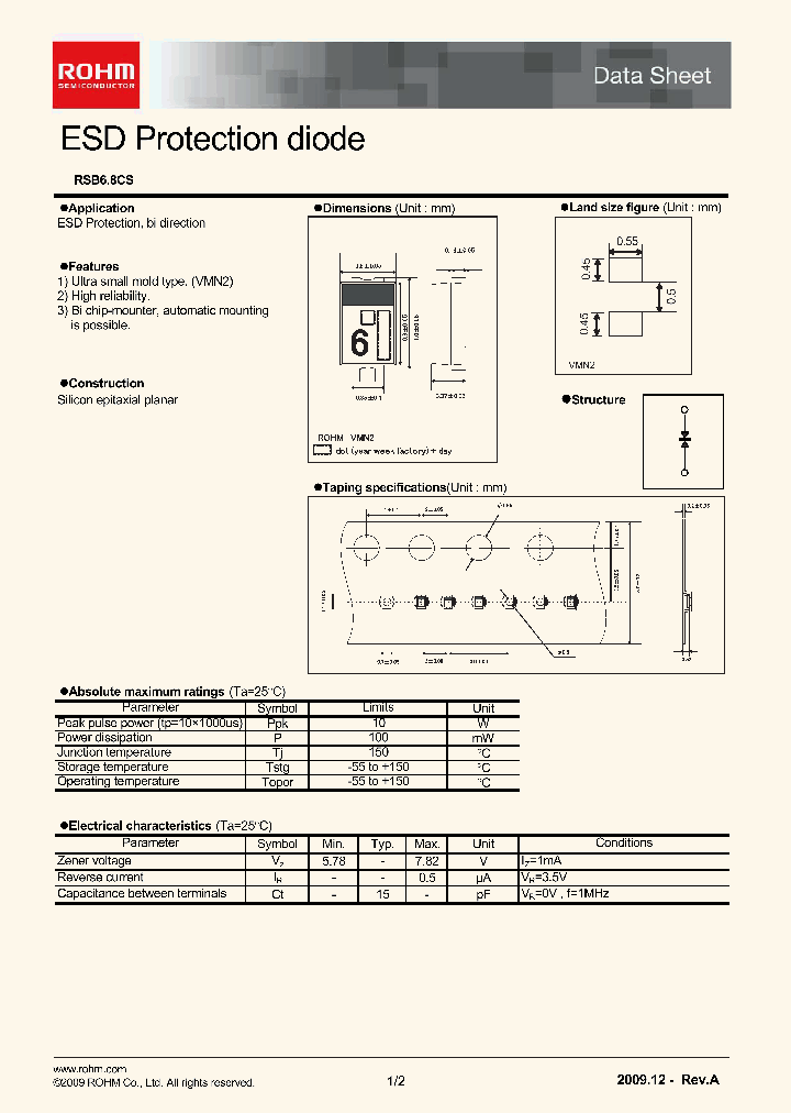 RSB68CST2R_7326101.PDF Datasheet