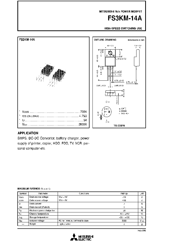 FS3KM14A_7330287.PDF Datasheet