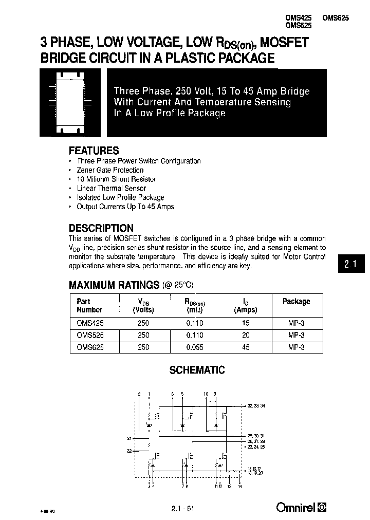 OMC425_7337090.PDF Datasheet