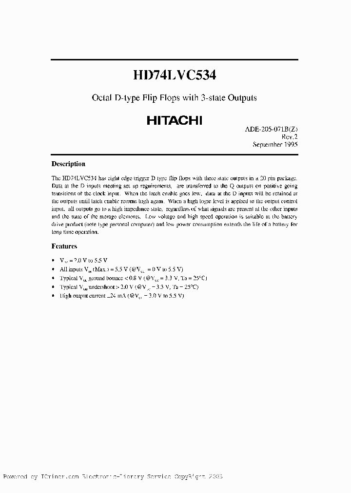 HD74LVC534T_7337330.PDF Datasheet