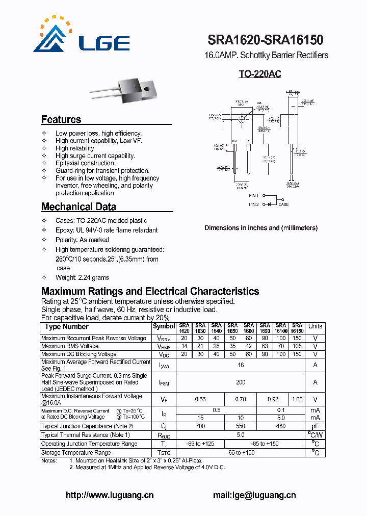 SRA1650_7337652.PDF Datasheet