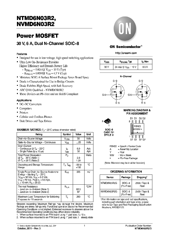 NTMD6N03R2_7337961.PDF Datasheet