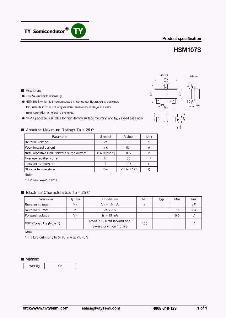 HSM107S_7338113.PDF Datasheet
