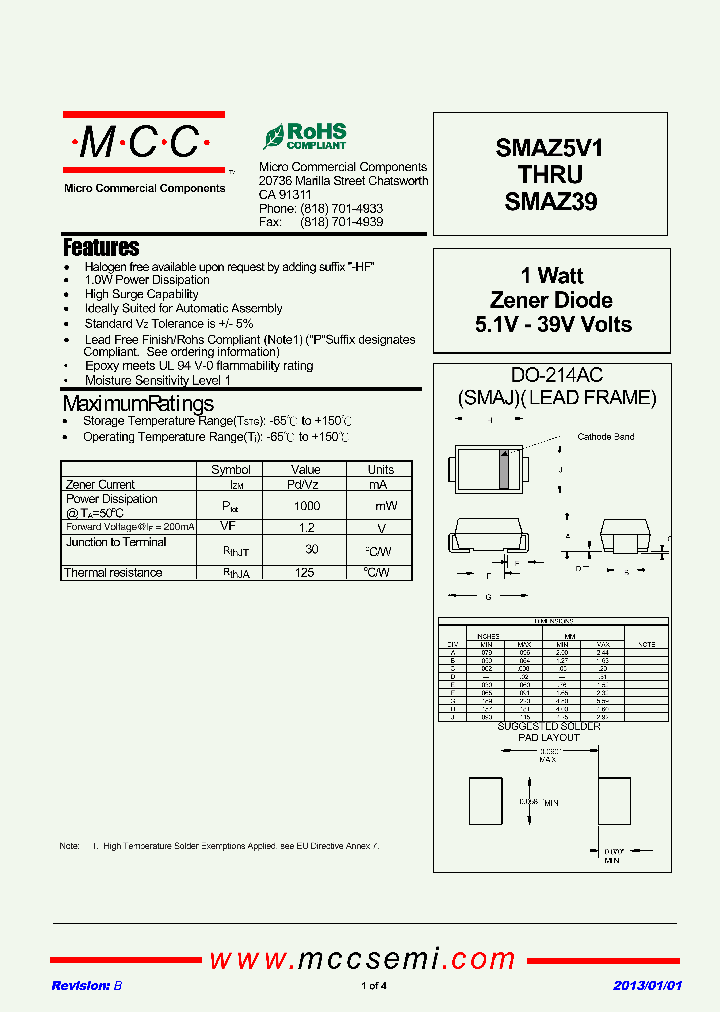 SMAZ10_7340628.PDF Datasheet