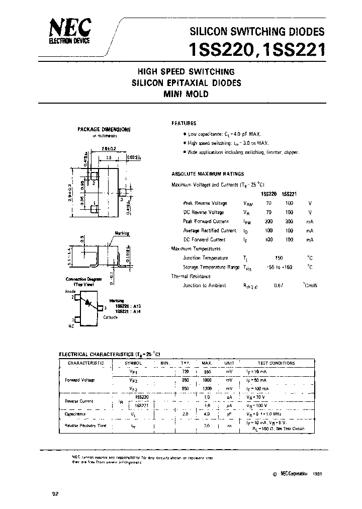 1SS221-T2B_7342172.PDF Datasheet