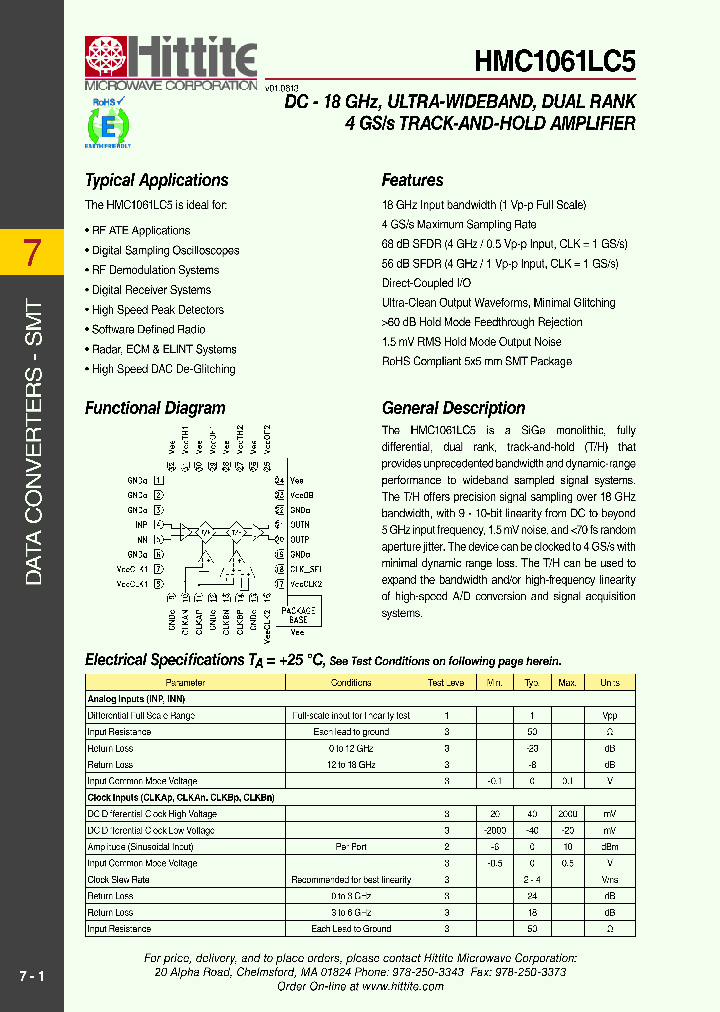 HMC1061LC5_7344681.PDF Datasheet