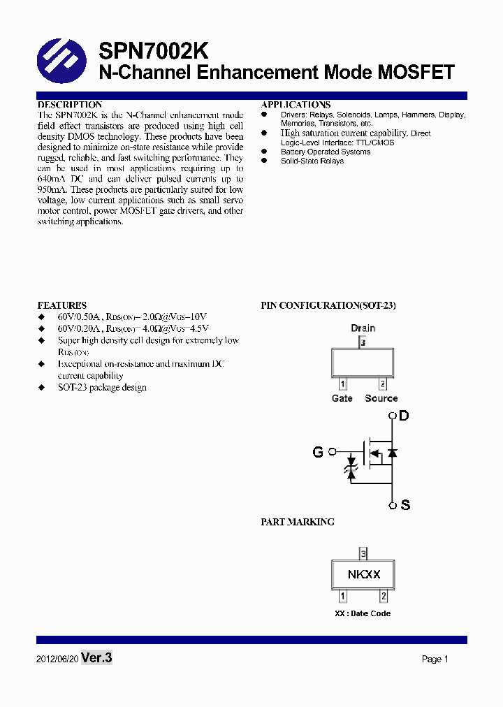 SPN7002K_7353125.PDF Datasheet