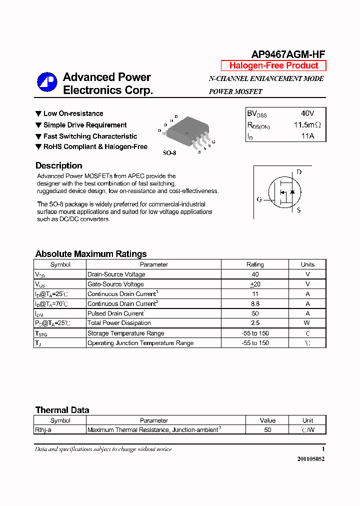 AP9467AGM-HF_7357135.PDF Datasheet