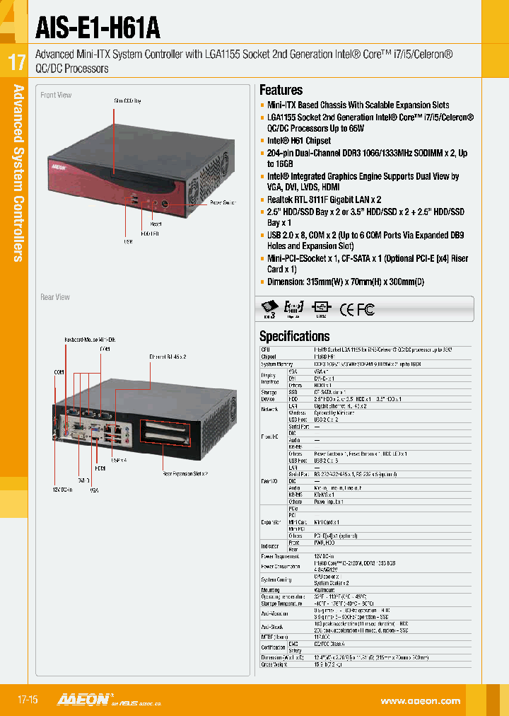 AIS-E1-H61A-001_7357565.PDF Datasheet
