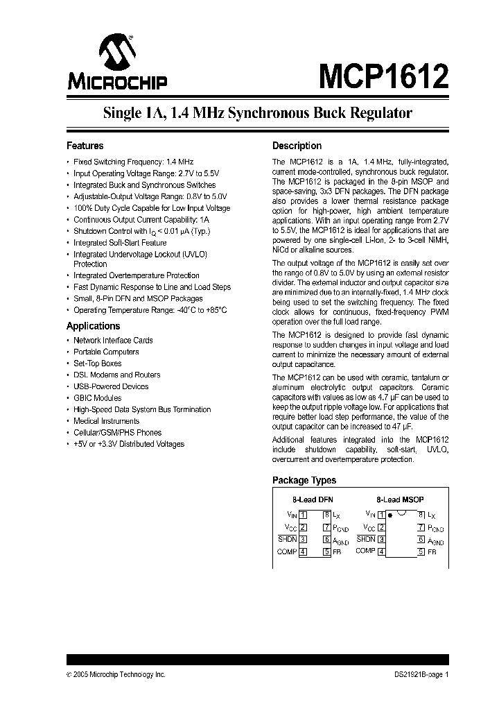 MCP1612-ADJIMF_7362728.PDF Datasheet