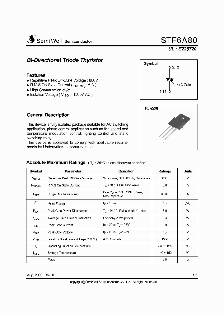 STF6A80_7365769.PDF Datasheet