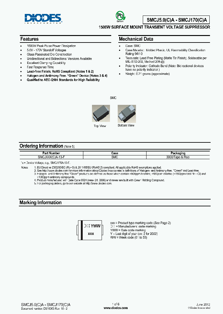 SMCJ33CA-13_7364858.PDF Datasheet