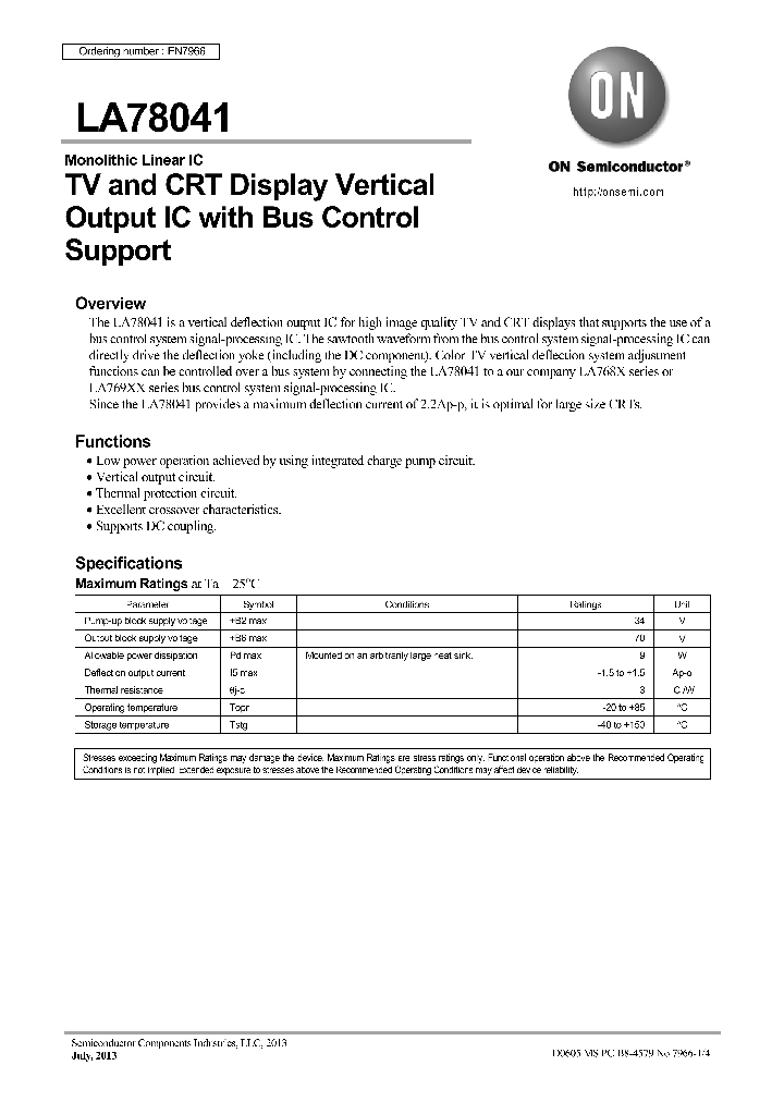LA78041_7368074.PDF Datasheet