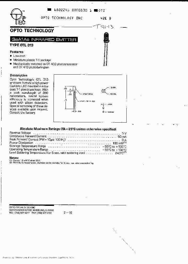 OTL313-2_7369904.PDF Datasheet