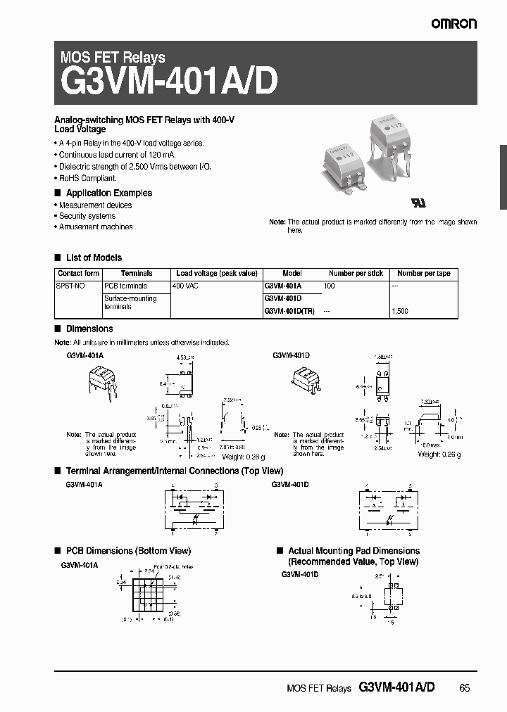 G3VM401A_7381490.PDF Datasheet