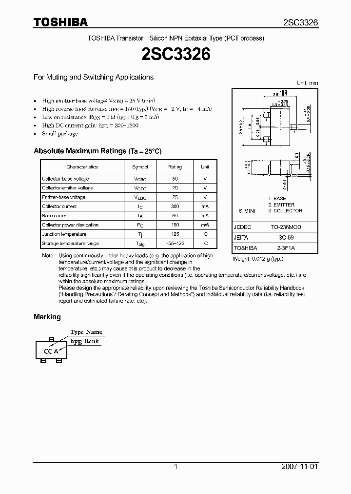 2SC3326-B_7411902.PDF Datasheet