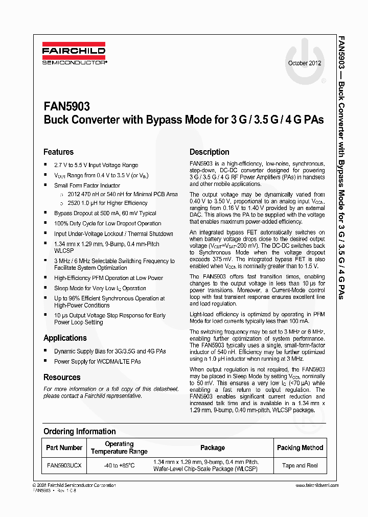 FAN5903_7415577.PDF Datasheet