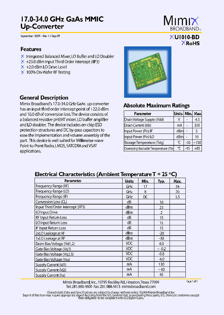 XU1010-BD09_7415677.PDF Datasheet