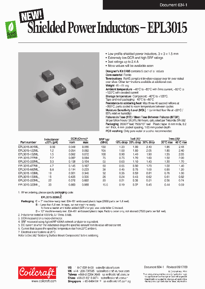 EPL3015-901MLB_7416968.PDF Datasheet