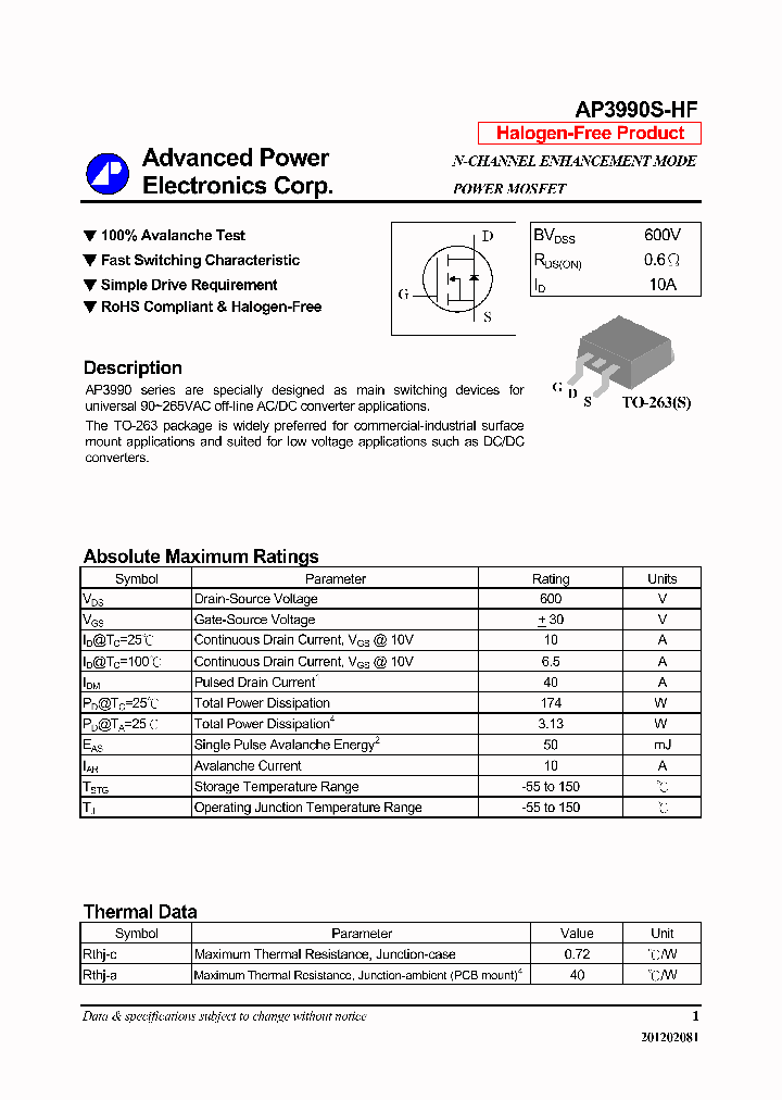 AP3990S-HF_7432162.PDF Datasheet