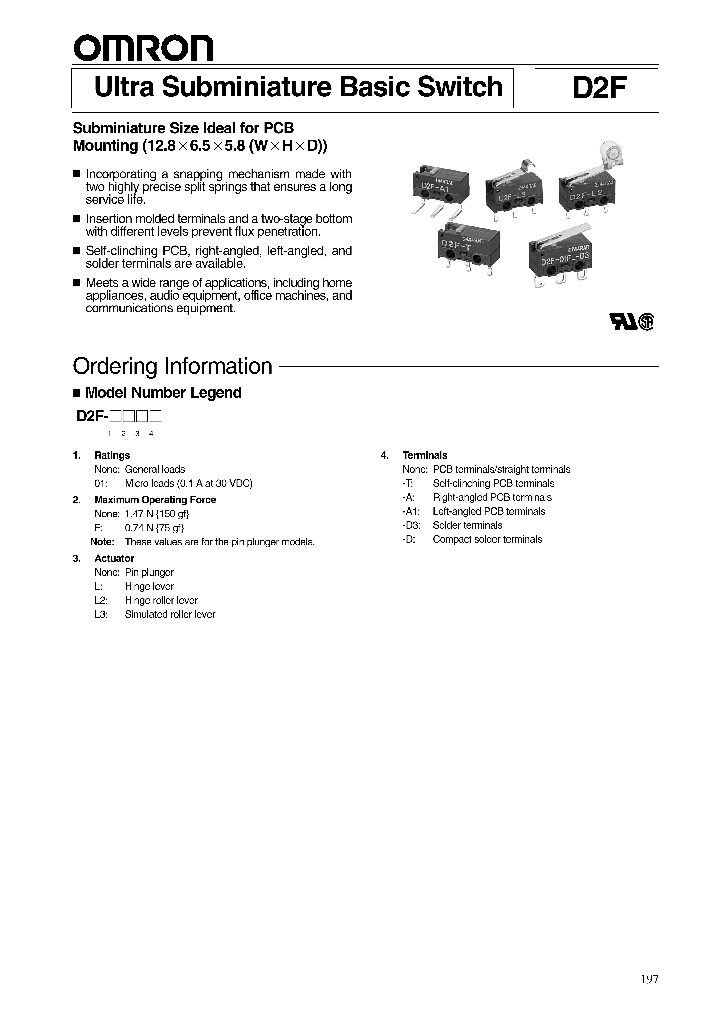 D2F-01-D3_7443457.PDF Datasheet