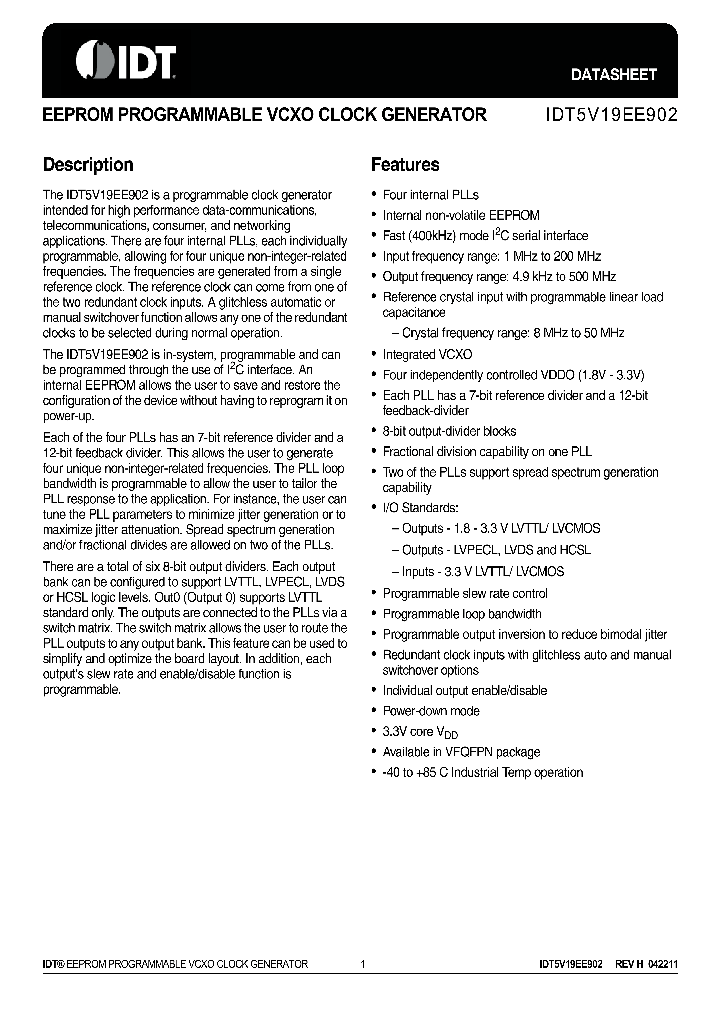 5V19EE902NLGI_7445165.PDF Datasheet