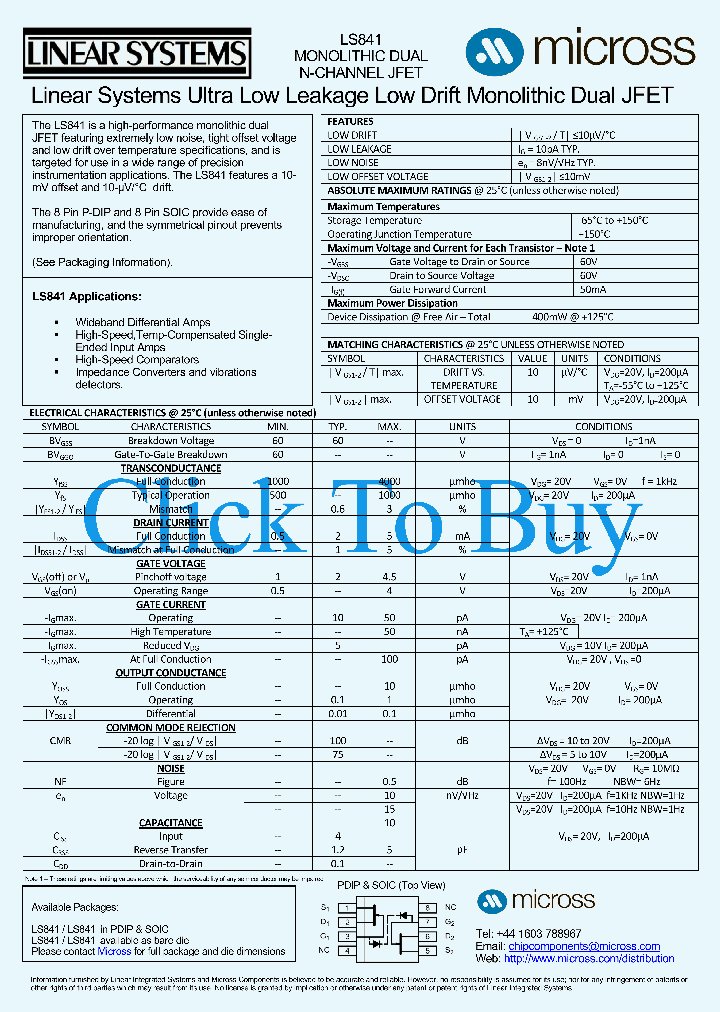 LS841SOIC_7457873.PDF Datasheet